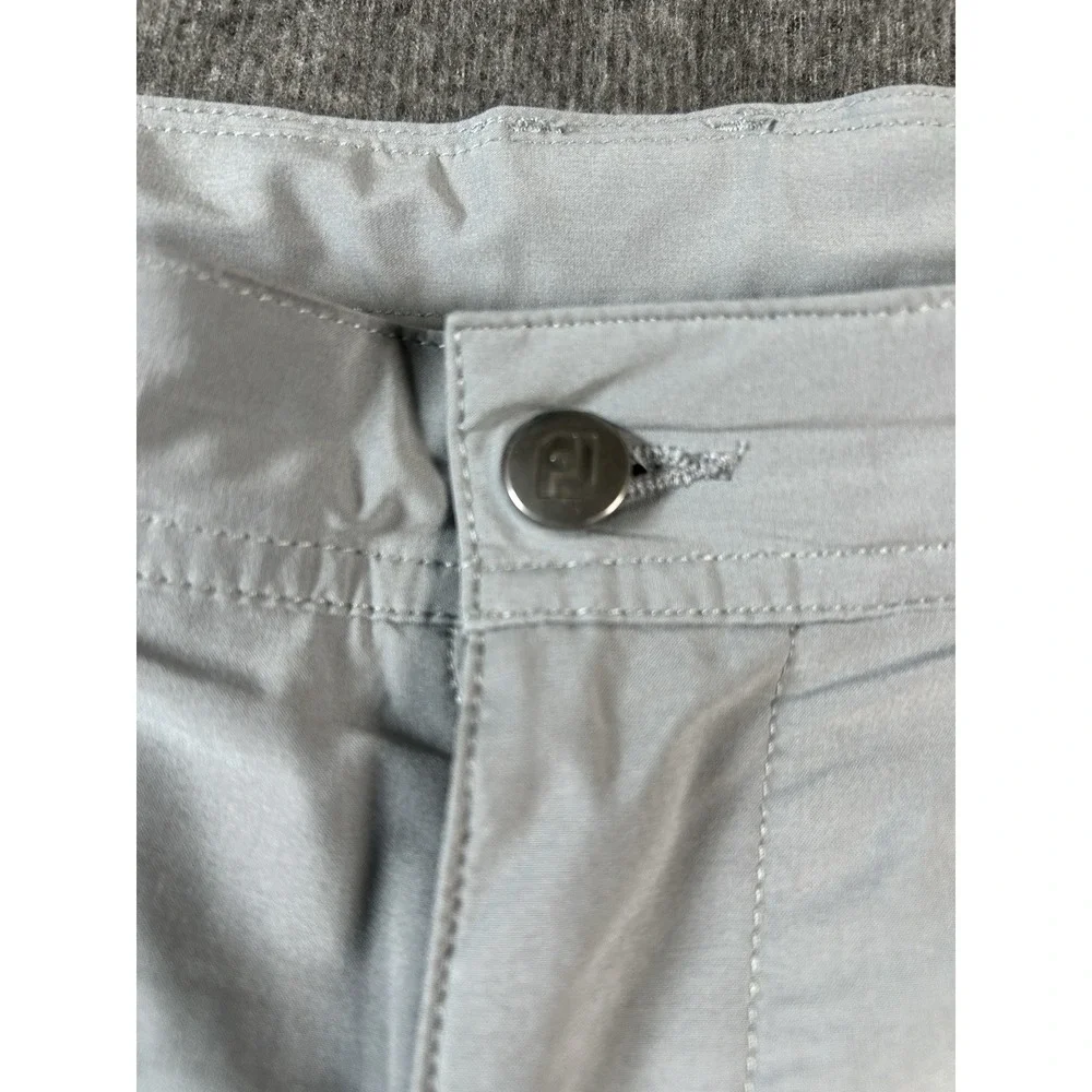 FootJoy Shorts Mens 36 Gray Golf Performance Lightweight Stretch Casual Flat Fro
